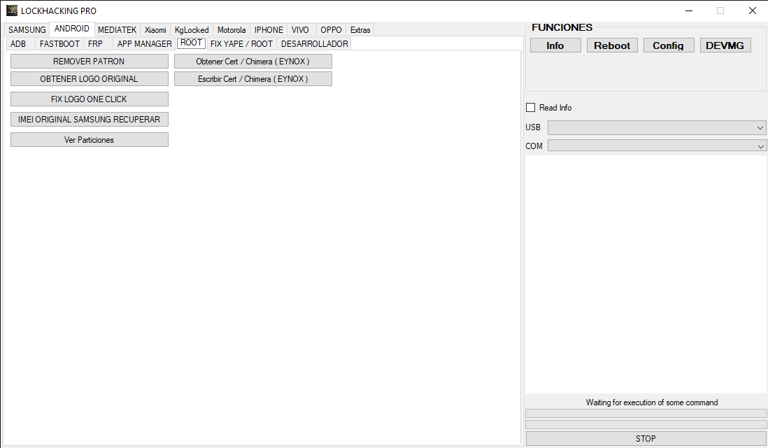 Interfaz de la plataforma Lockhackingpro